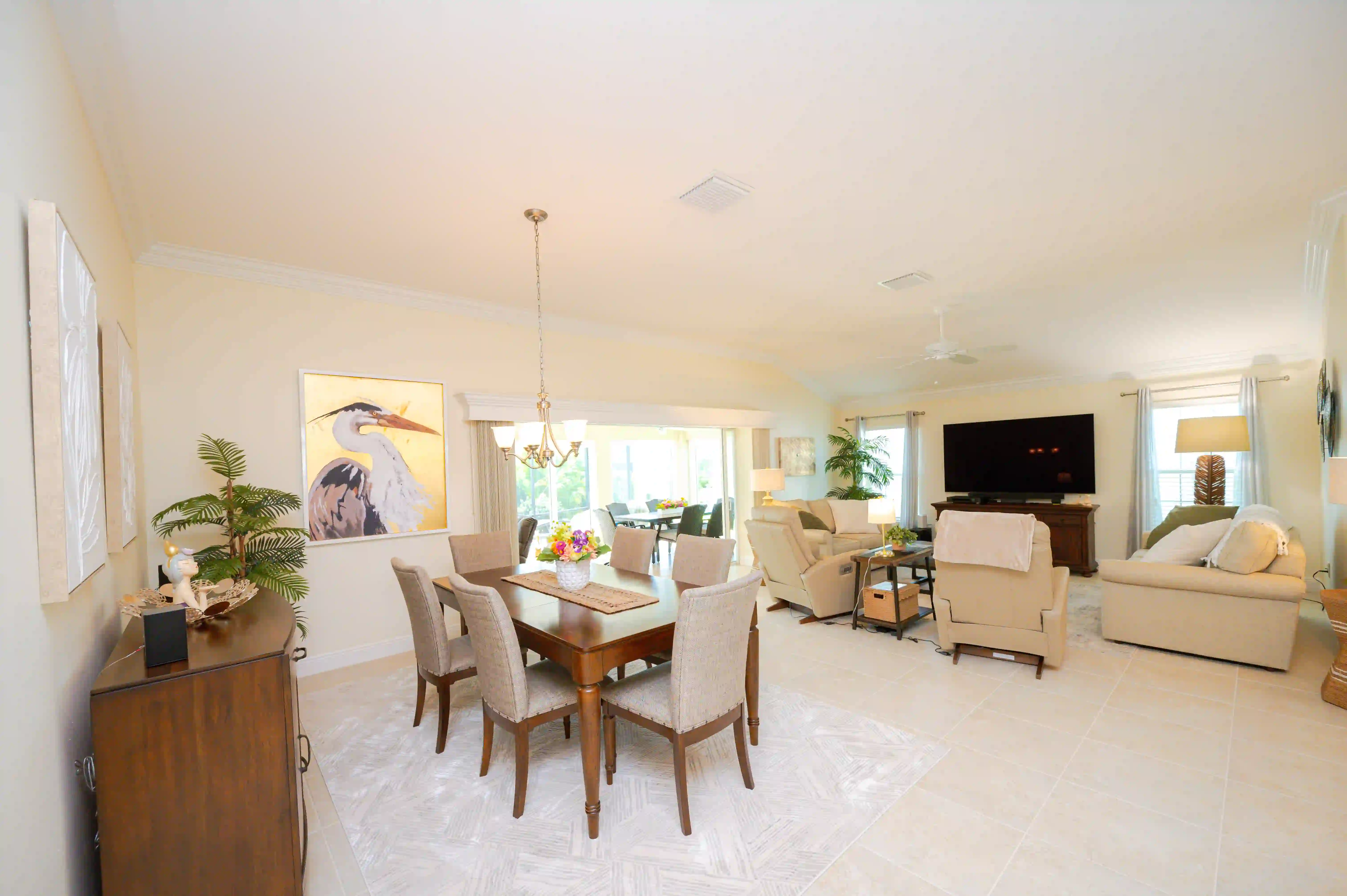 Sunlit Living & Dining Suite